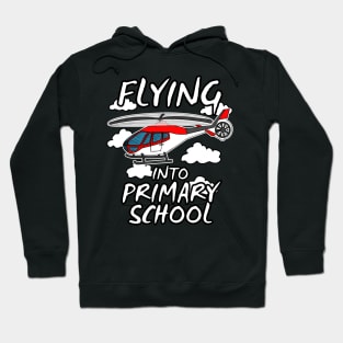 Helicopter, Flying Into Primary School, Back To School Hoodie